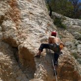 Rock climbing, Split, Dalmatia, Croatia, Split